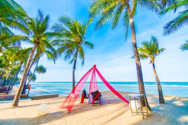 Traveller relaxing on a Goa beach — KindQuest Travel customer experience
