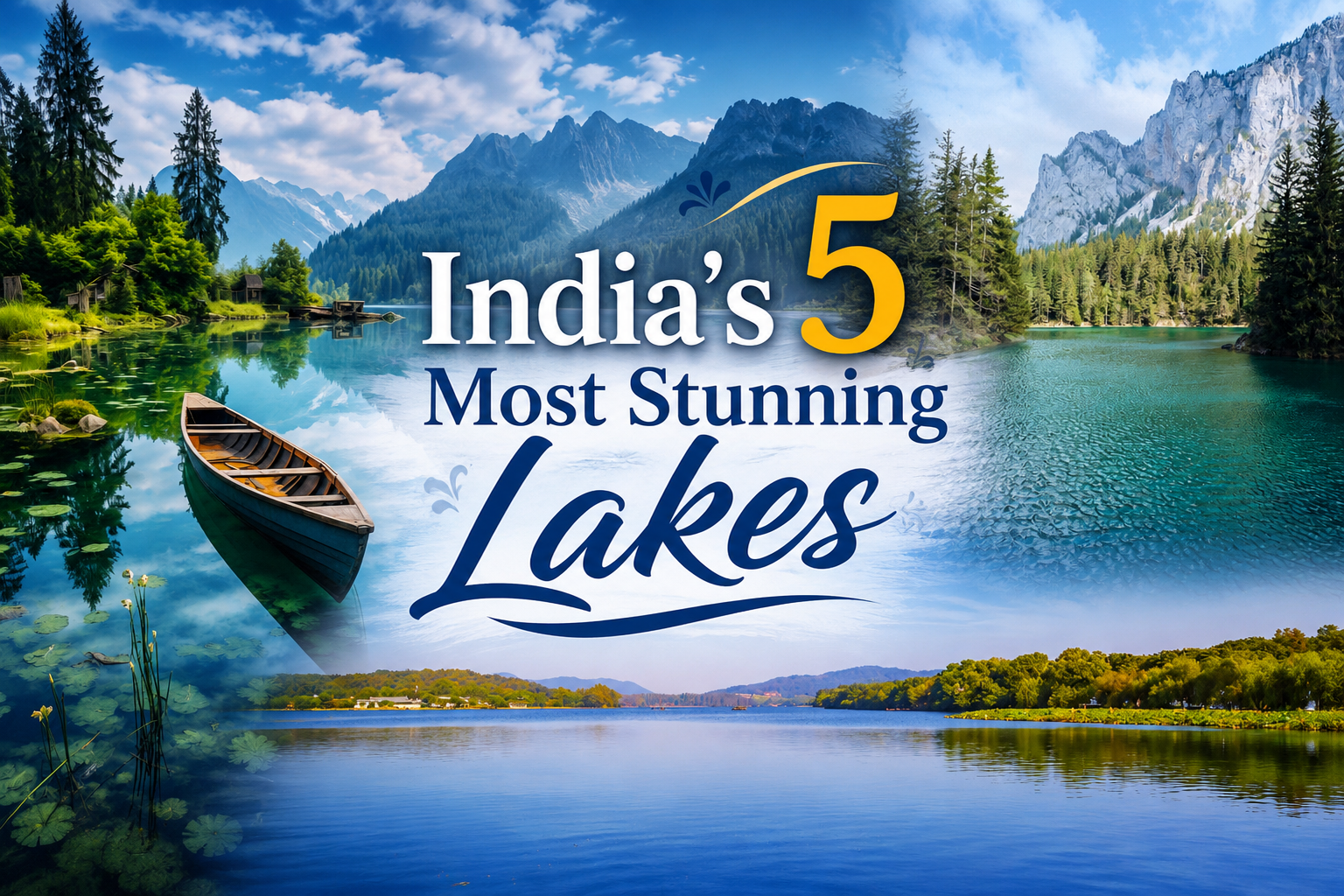 India's 5 Most Stunning Lakes You Need to Visit at Least Once