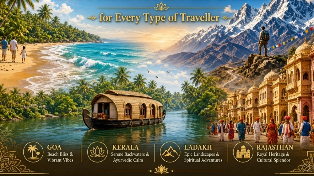 Best Travel Destinations in India for Every Type of Traveller