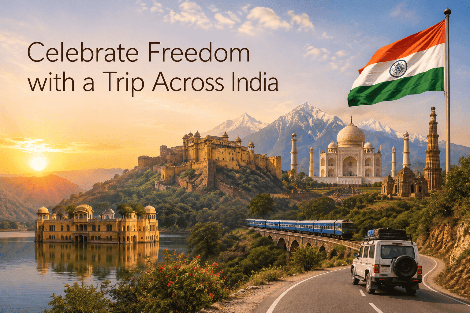 Celebrate Freedom with a Trip Across India