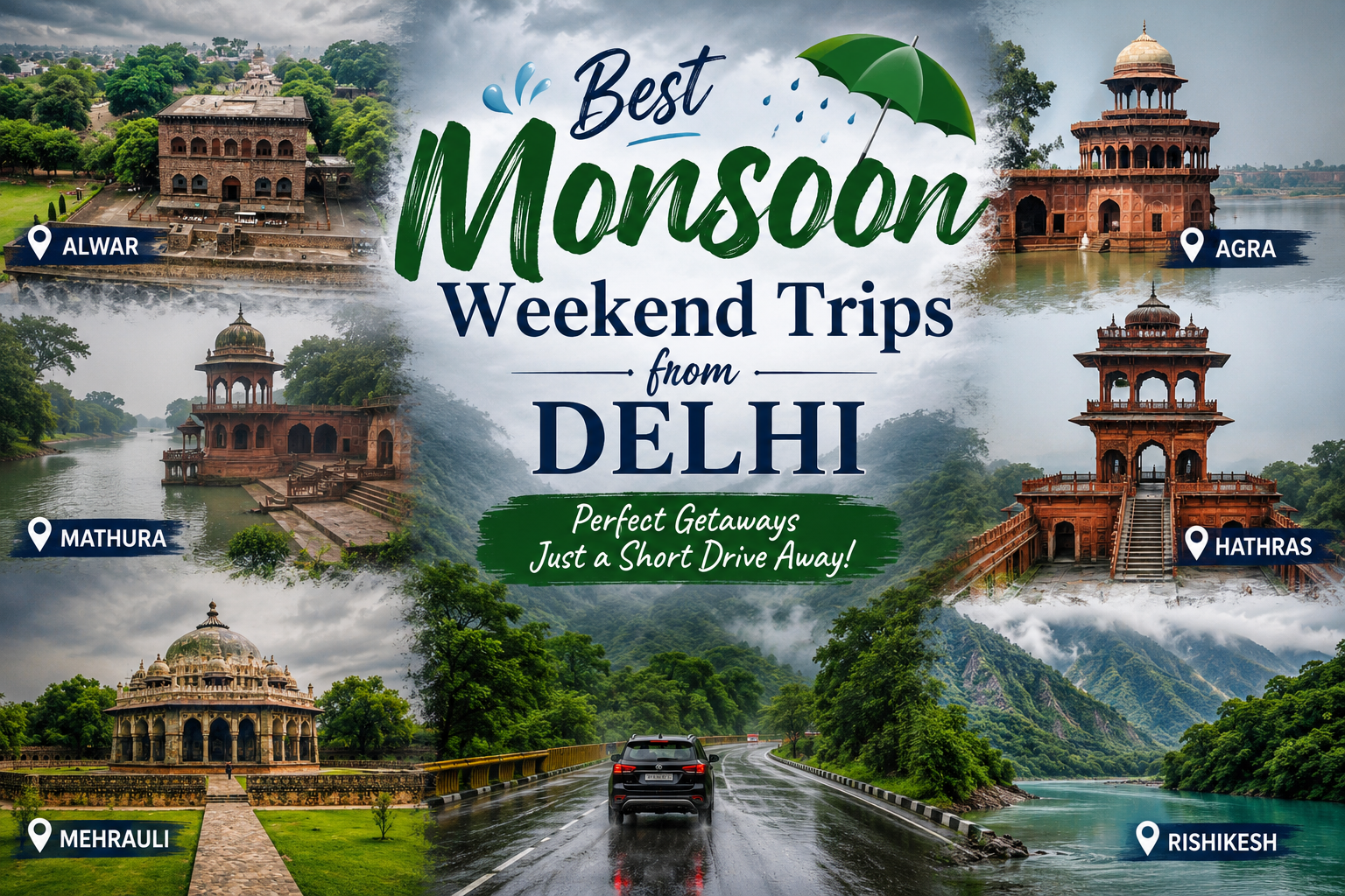 Best Monsoon Weekend Trips from Delhi