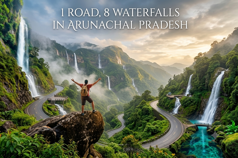 1 Road, 8 Waterfalls Exploring Arunachal Pradesh’s